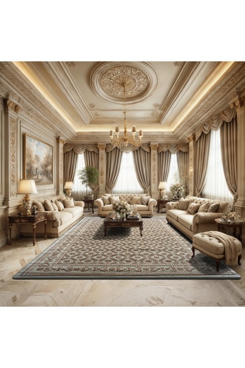 Китайский ковер 002026 Серый
